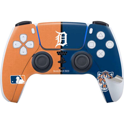 MLB Detroit Tigers Split PS5 Pro Disk Bundle  Skin